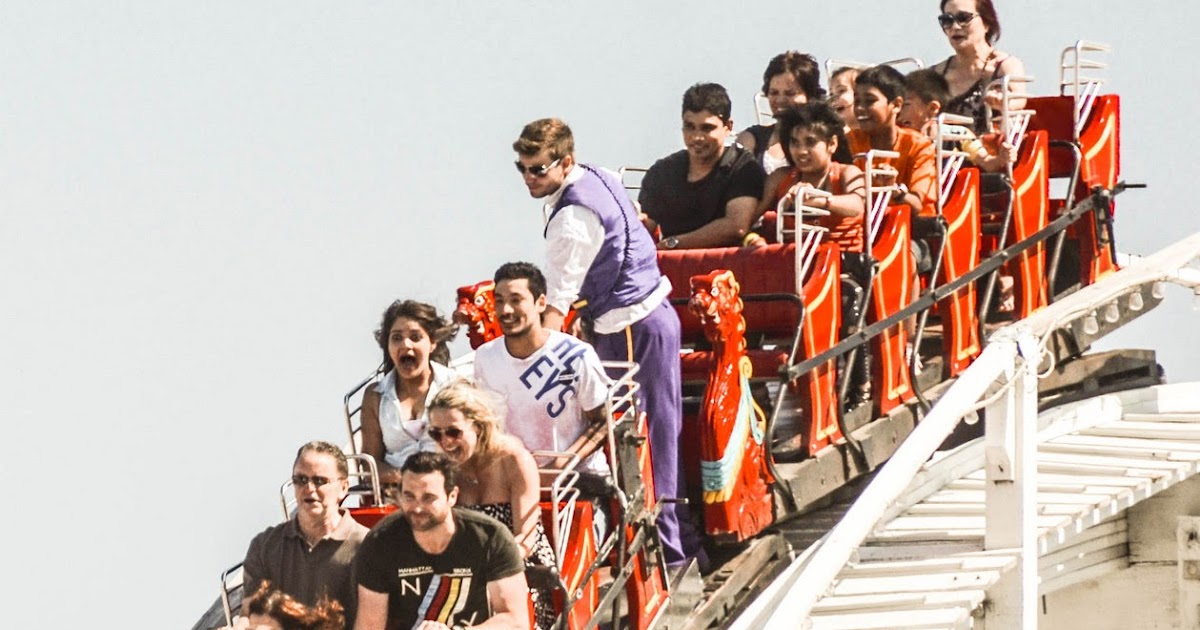 MELBOURNE.SNAPS Luna Park Roller Coaster