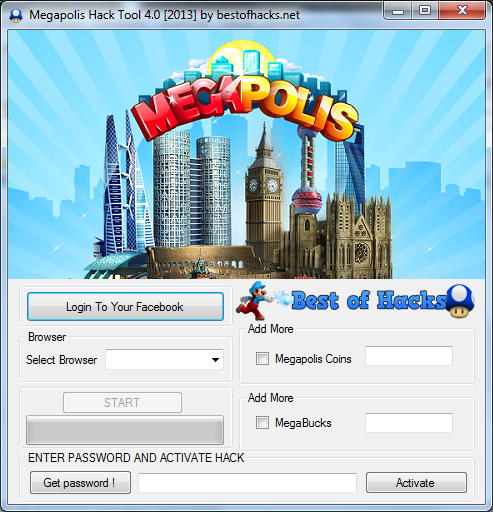Megapolis Hack V3.1 ACTIVATION C