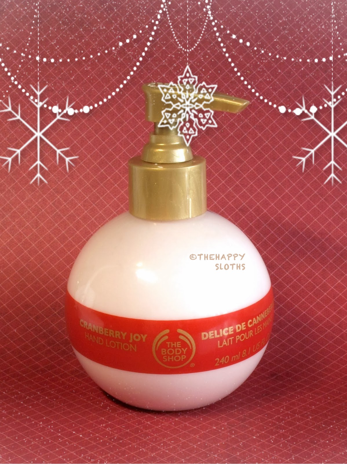 The Body Shop Cranberry Joy Hand Lotion & Ginger Sparkle Hand Cream