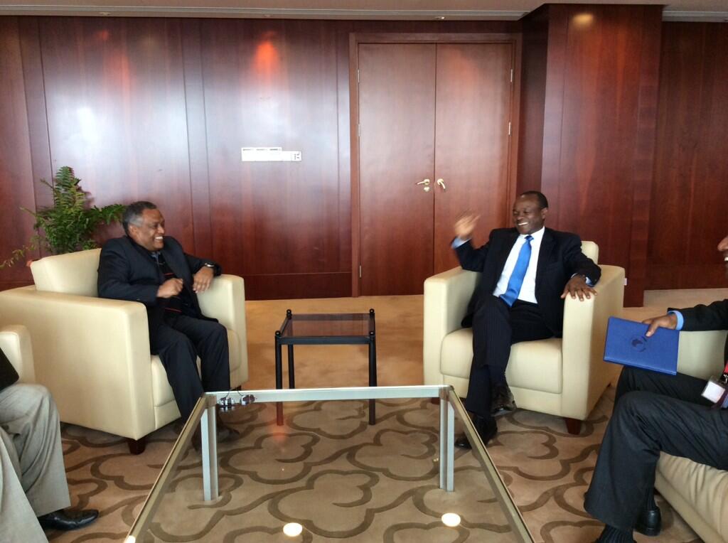 Girma Asmerom to Eritrea's Ambassador to the United Nations Madote