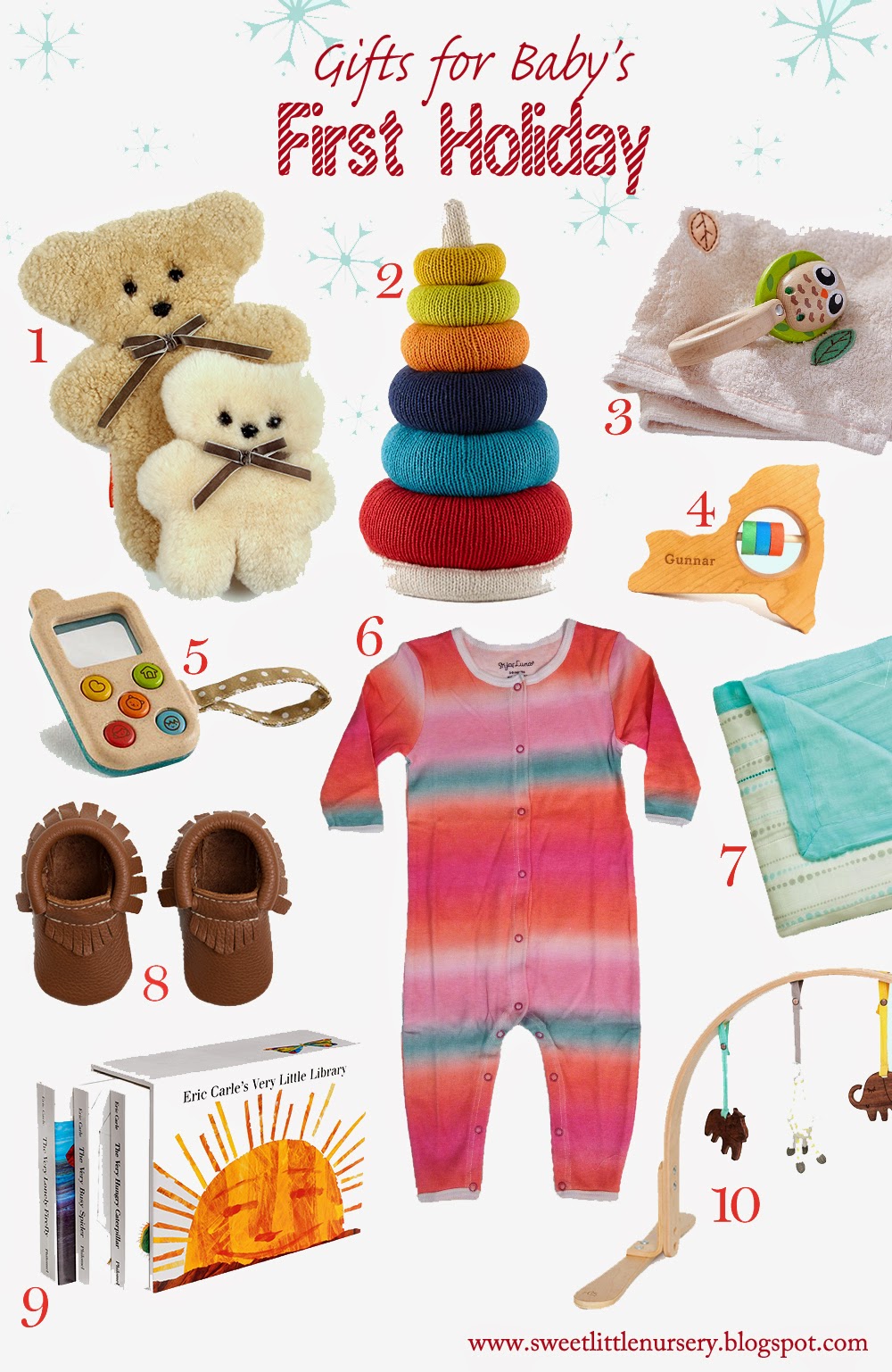 Sweet Little Nursery 10 Gifts for Baby