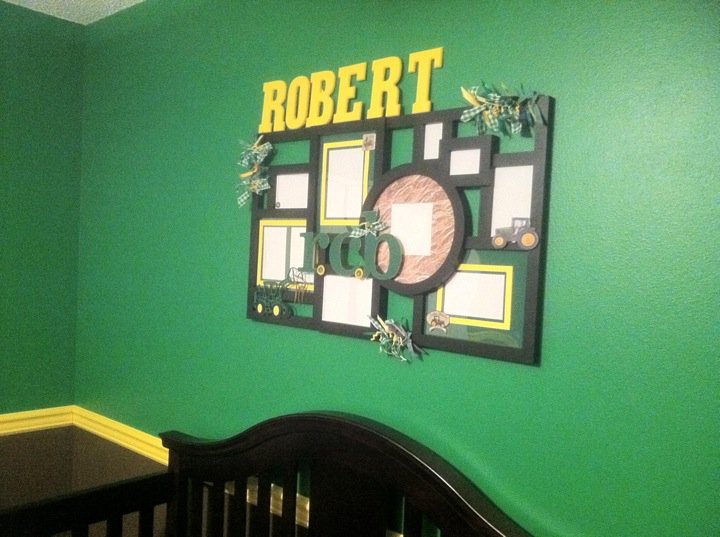 John Deere Picture Frame Ideas Tenaciously Yours Jessica Guthrie A Little John Deere Here