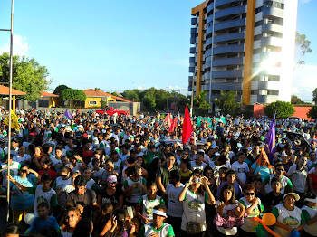 Festa na concentração