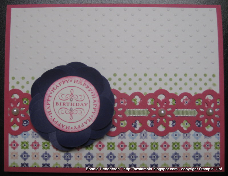 BZ Stampin Woven Lace Ribbon Border Punch