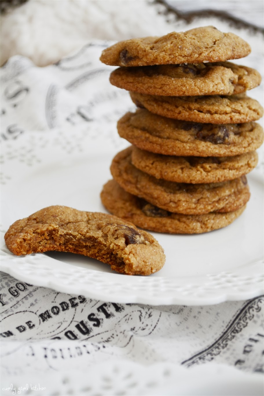 Curly Girl Kitchen Soft Raisin Molasses Cookies