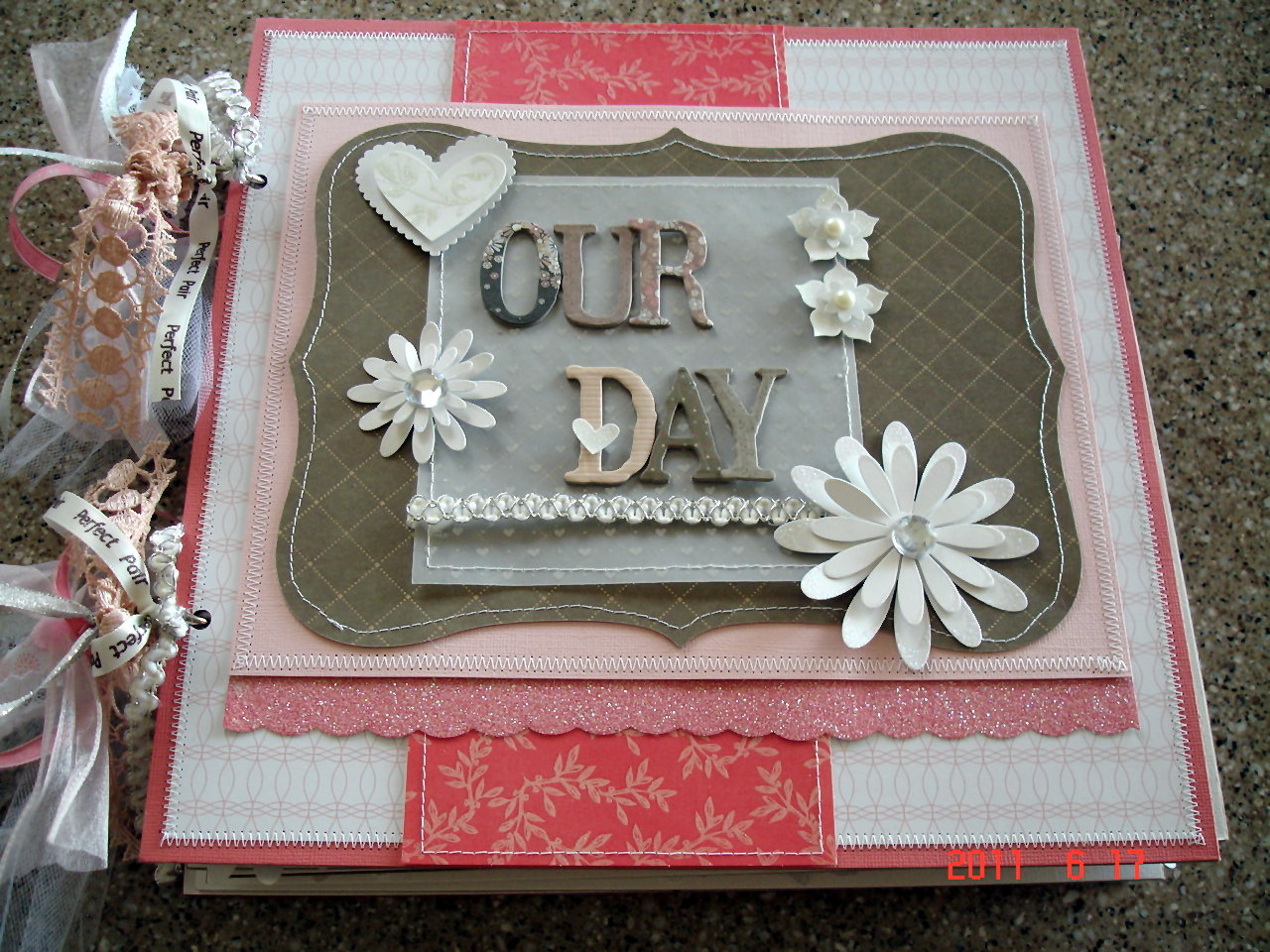 Scrapbooking by Phyllis Wedding 12x12 Chipboard Scrapbook Photo Album