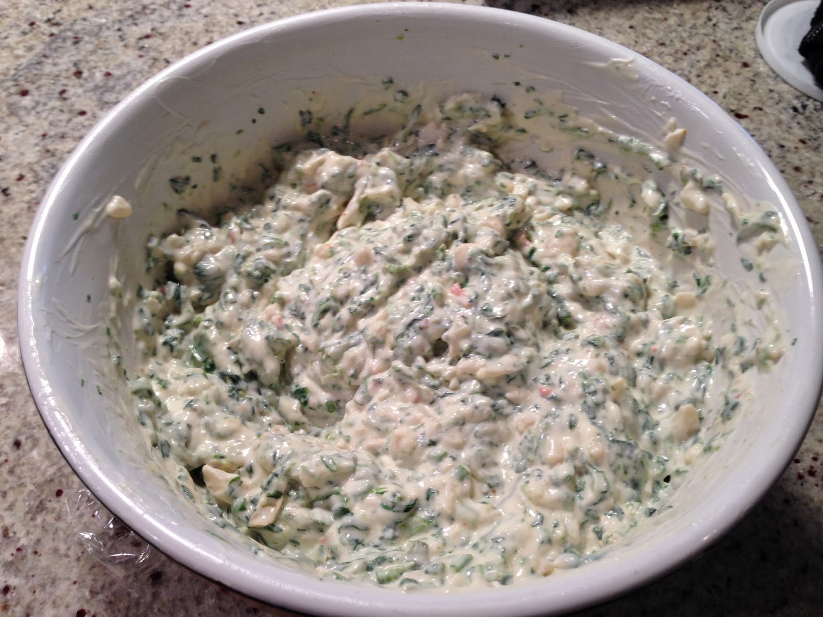 Playing With My Food! Classic Spinach Dip in Bread Bowl