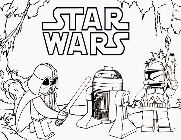 LEGO Star Wars Printable Coloring Pages