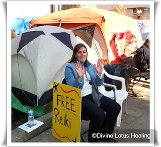 Divine Lotus Healing | Reiki Hands | Reiki at Occupy Boston