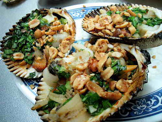 Món ăn ngon: Sò Dương nướng mỡ hành