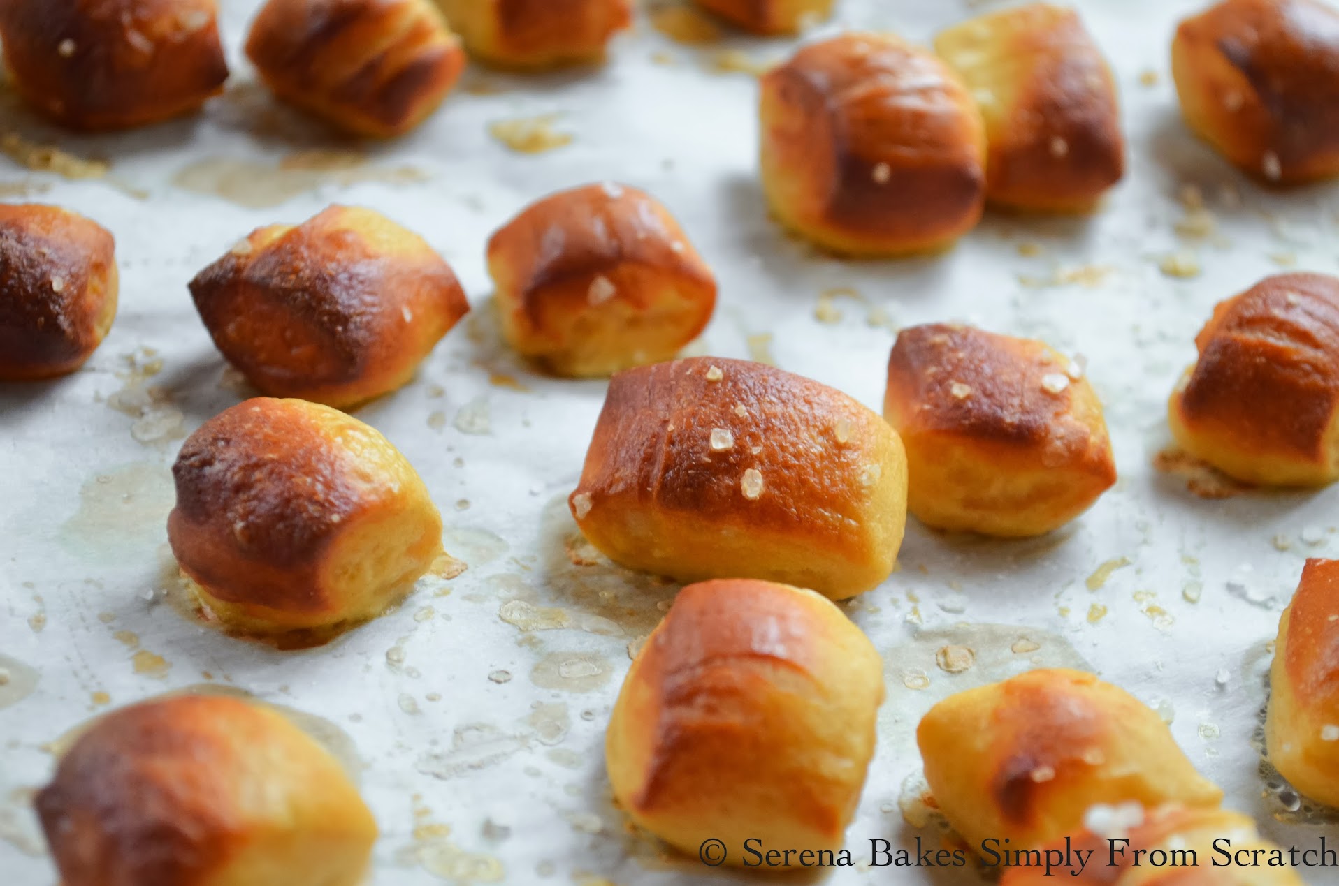 Soft Pretzel Bites With Step By Step Photos Serena Bakes Simply From