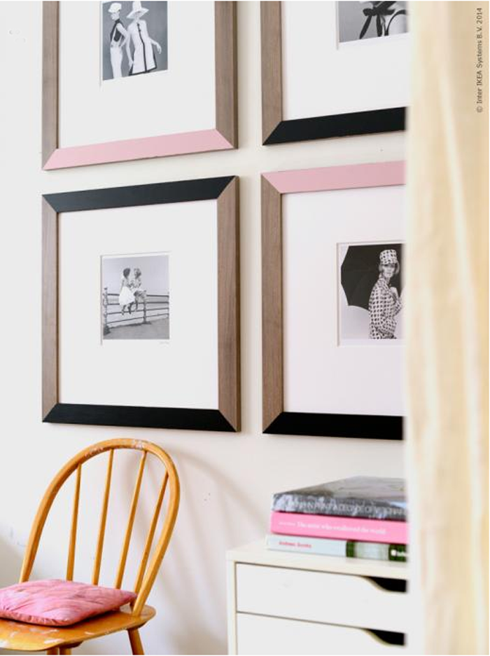 IKEA HACK 60s Inspired Frames Poppytalk