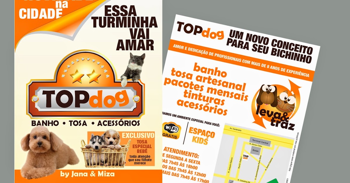 i Soluções em Marketing PANFLETO DE INAUGURAÇÃO TOP DOG PET SHOP