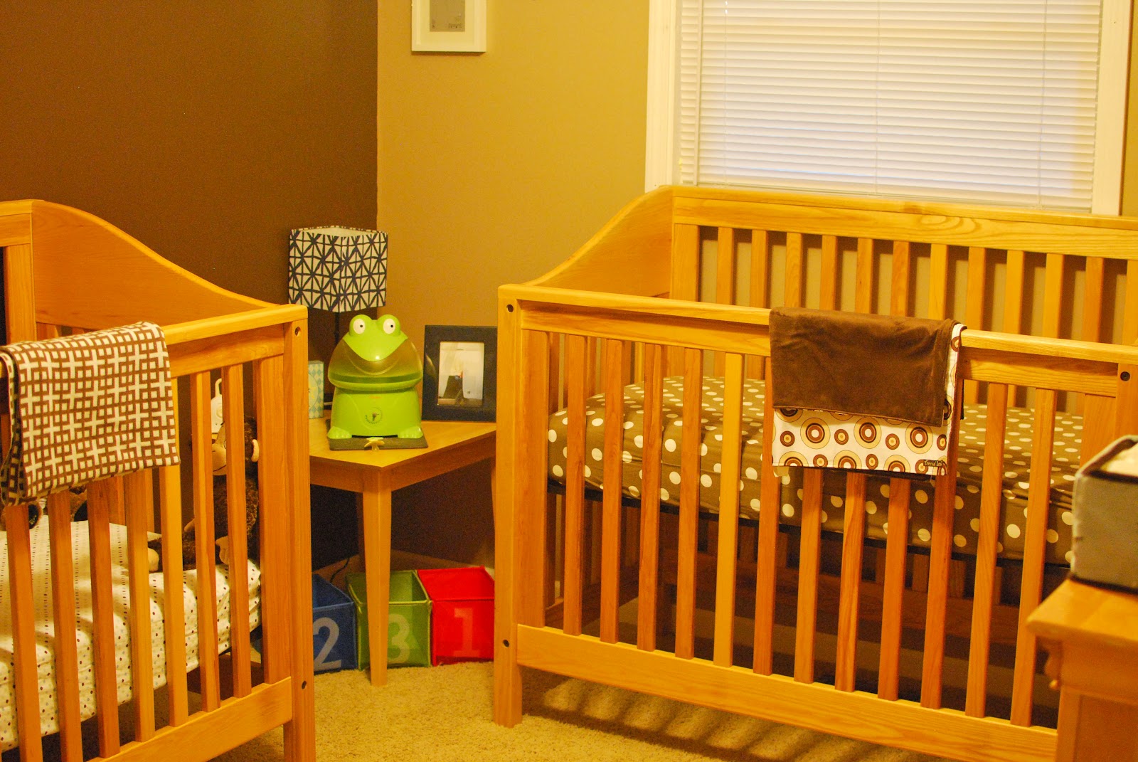 two cribs in one room