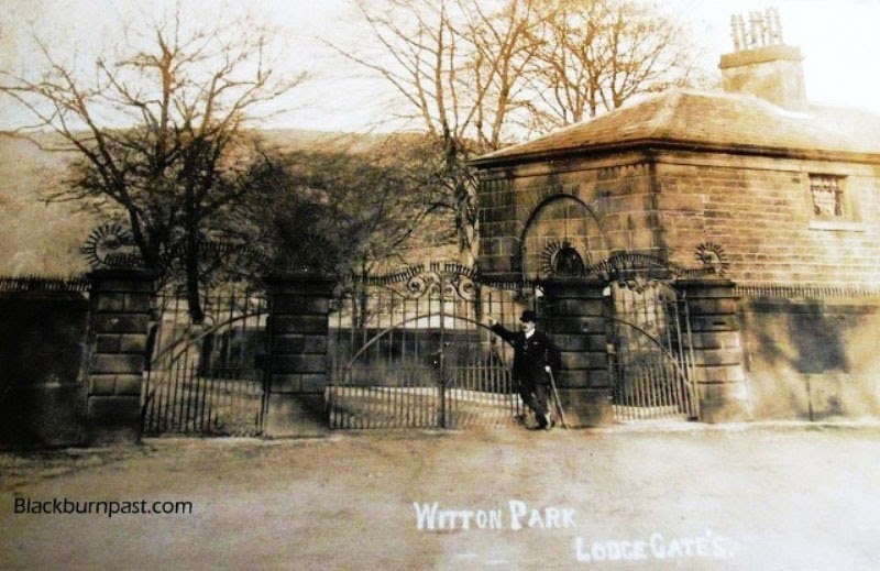 BLACKBURN PAST Entrance Gates & Lodge Witton House