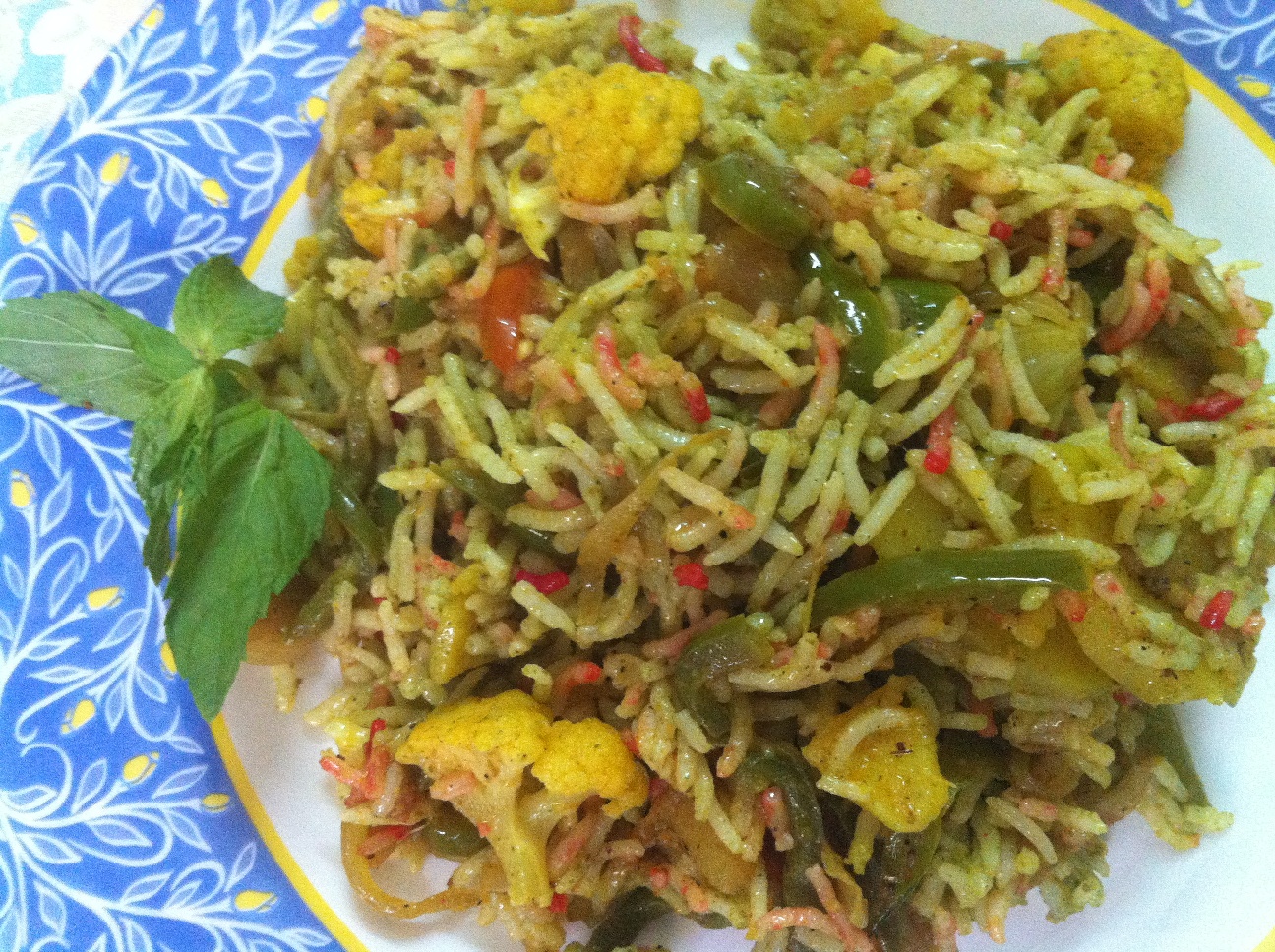 VEG HYDERABADI BIRYANI INDIAN, NON INDIAN RECIPE COLLECTION