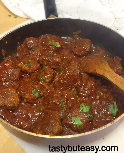 Tunisian Kofte in tomato sauce tasty but easy recipes