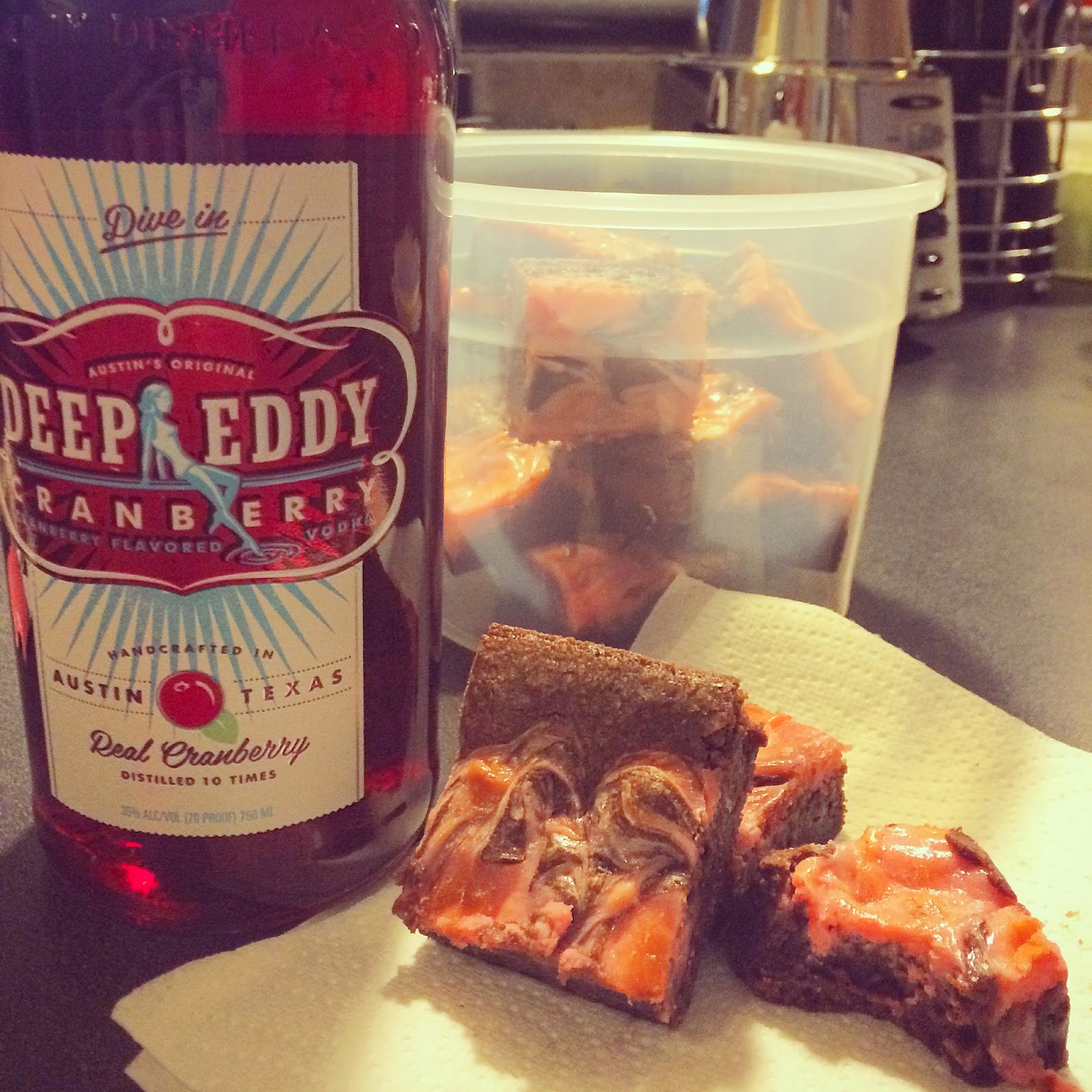 Totes Notes A Baking Blog Cranberry Vodka Cheesecake Brownies