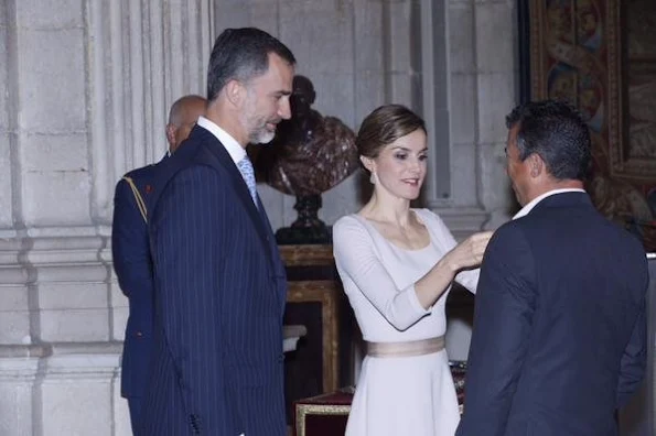 Spanish Royals deliver 'Order of the Civil Merit' awards. King Felipe VI of Spain and Queen Letizia of Spain attend the 'Order of the Civil Merit' ceremony 