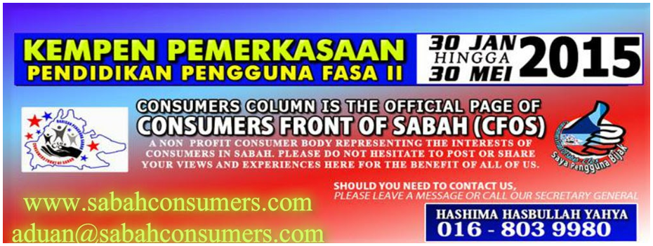 Consumers Front of Sabah | Persatuan Barisan Pengguna Sabah