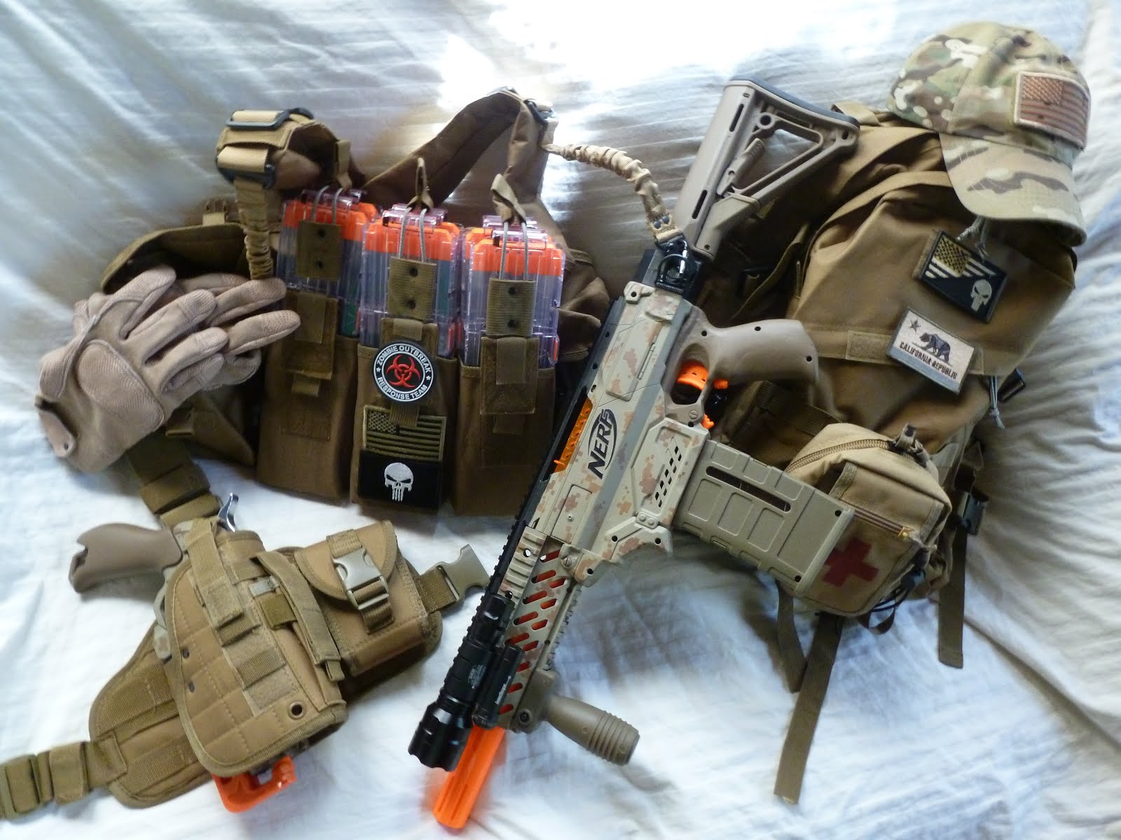 Lastly, here's an example of an FTL (Fire Team Leader) load out. 
