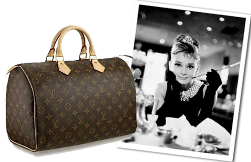 U-WANTIT: LV Speedy + Audrey Hepburn - Two Unlikely Icons
