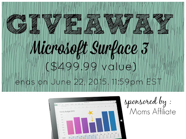 [Giveaway] Microsoft Surface 3 Giveaway Contest