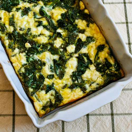 Kale and Feta Breakfast Casserole Kalyn's Kitchen