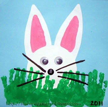 bunny peeking