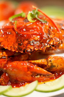 Kepiting saos merah