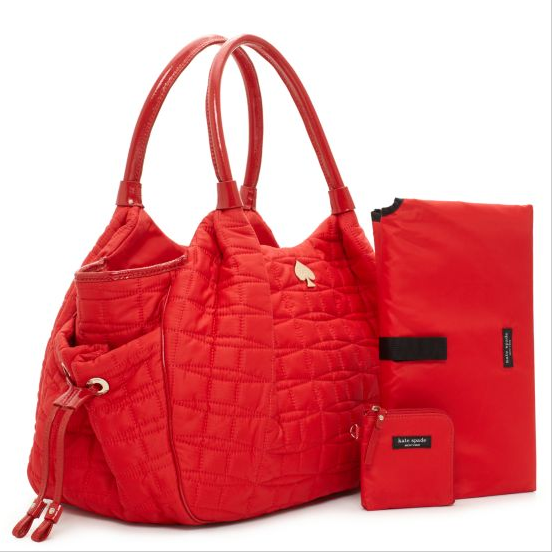 Alice & Lola Kate Spade Quilted Signature Spade Stevie Baby Bag