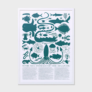 Unison Home atlantic sea animals print