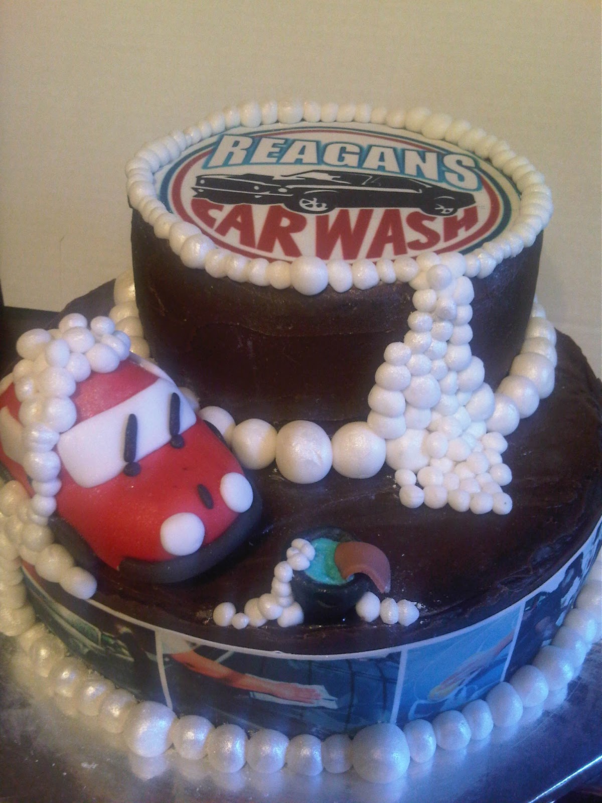 to Just Iced Car wash cake!