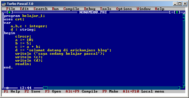    turbo pascal abc