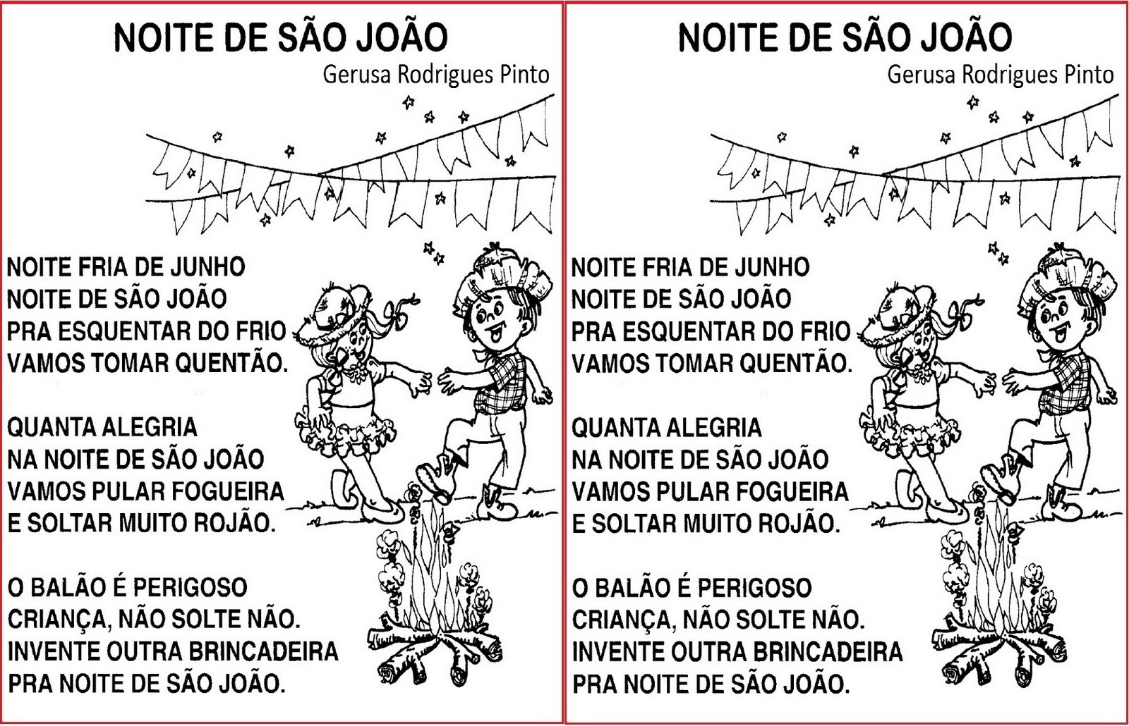 Spacinho: Textos e músicas juninas