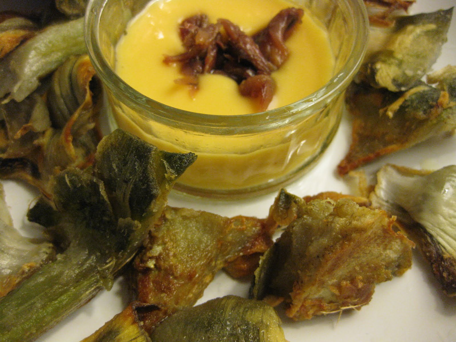 ROSE COTTAGE DEEP FRIED ARTICHOKE WITH ANCHOVY AIOLI