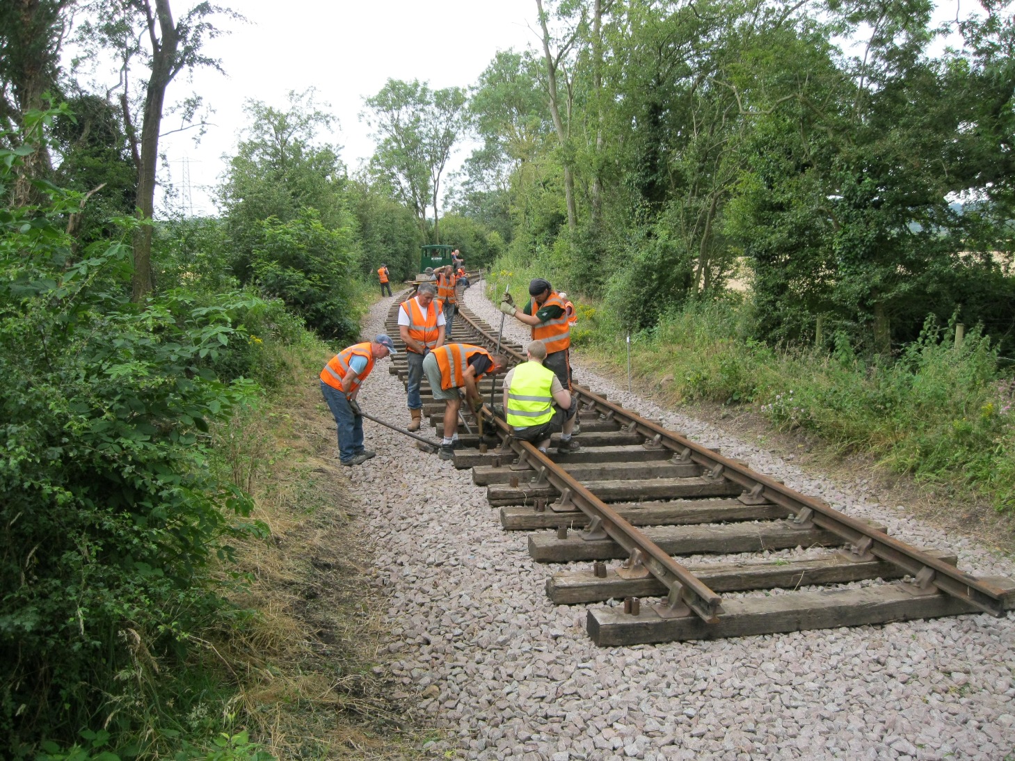 Mountsorrel Railway Track Laying Passes the Half Way Point!