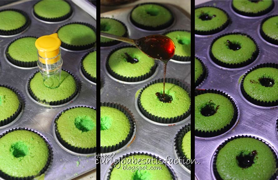 Curlybabe's Satisfaction Ondeh Ondeh Cupcakes