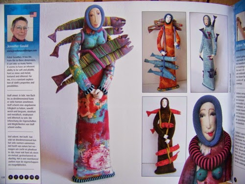 textile art dolls