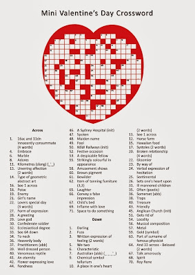 Valentines Crossword 3