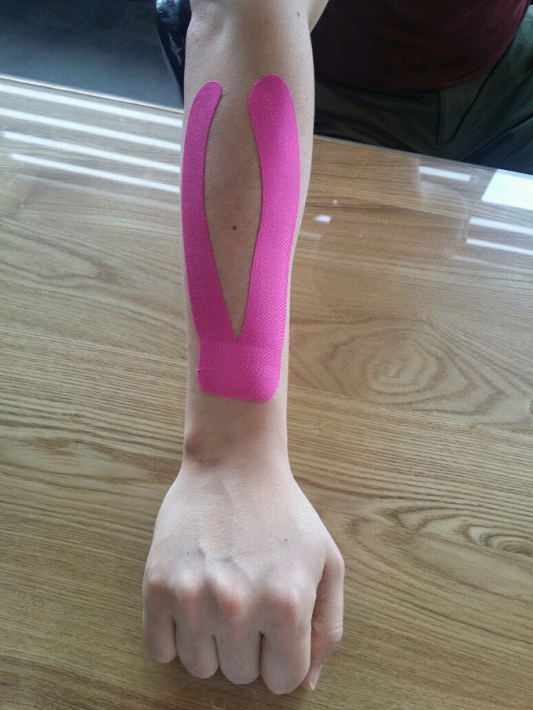 ARES Kinesiology Tape Forearm Taping Technique using Ares Extreme Tape
