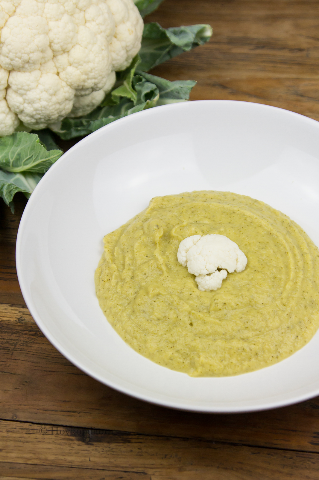 Hovkonditorn Puree soup of pumpkin, cauliflower and broccoli