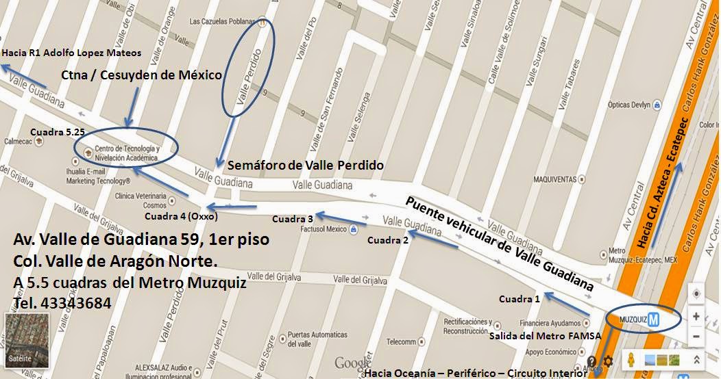 Prepa en 1 mes | Prepa en 2 meses, Prepa en 4 meses. Como llegar a Ctna Áragon - Nezahualcoyolth