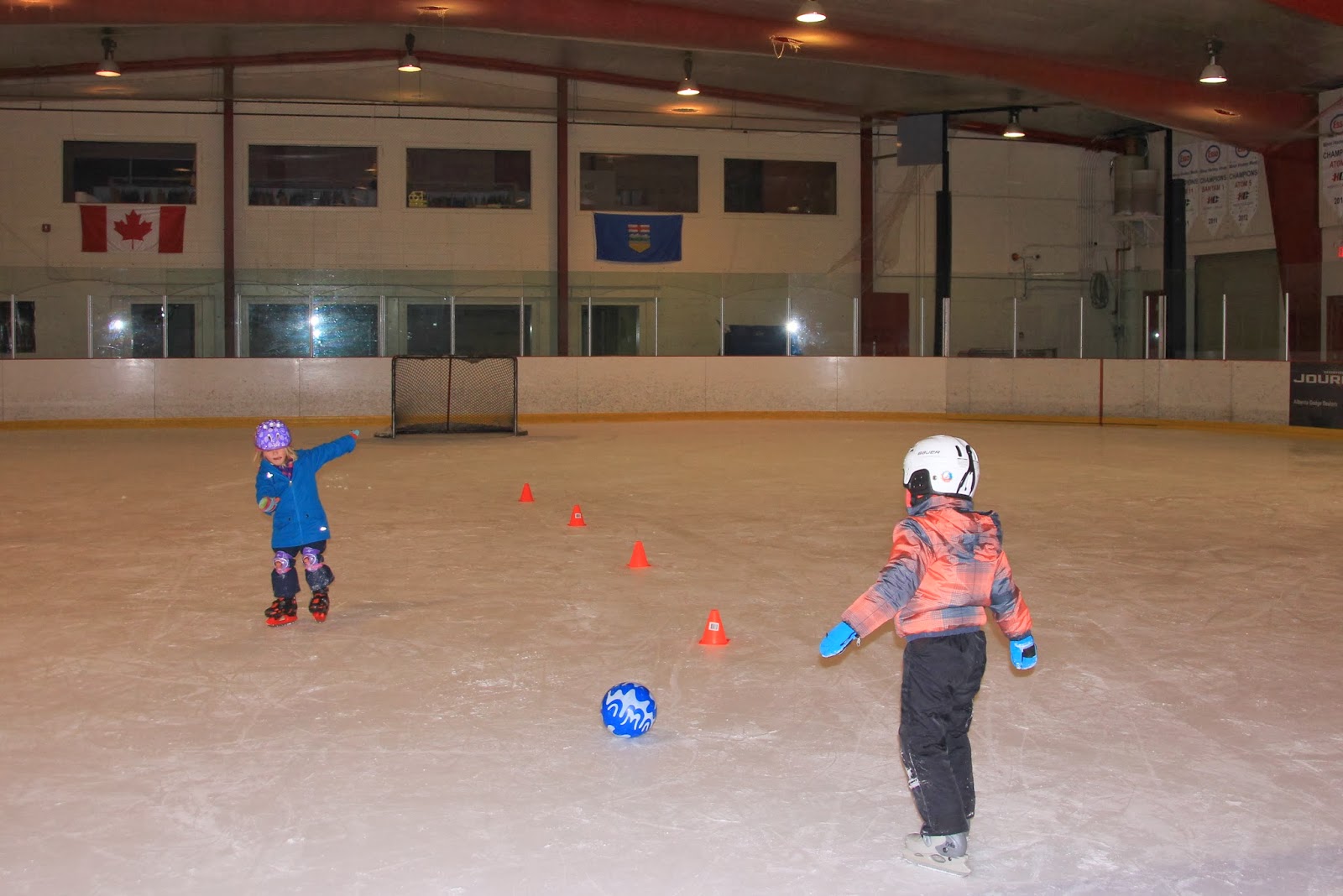 Family Adventures in the Canadian Rockies Ice Skating with Kids 10