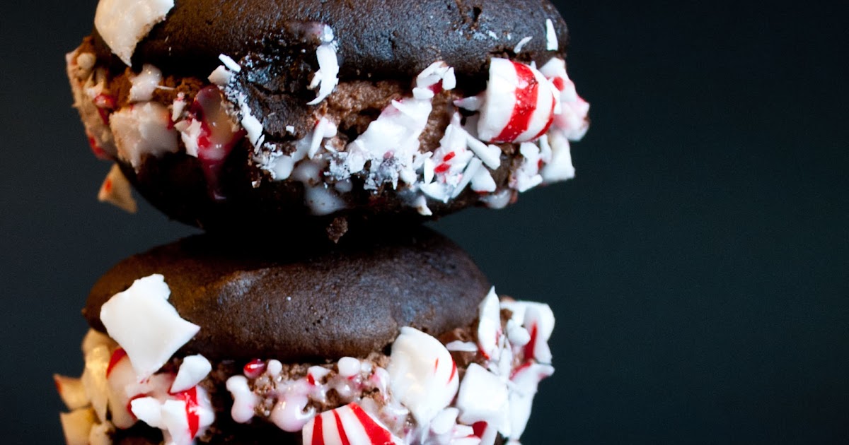 Bake. Eat. Repeat. Double Chocolate Peppermint Whoopie Pies Bake. Eat. Repeat. Double Chocolate Peppermint Whoopie Pies
