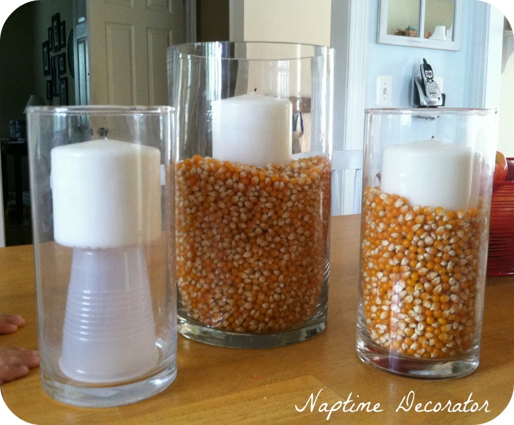 Awesome Vase Filler Tip and Easy Fall Centerpiece Naptime Decorator