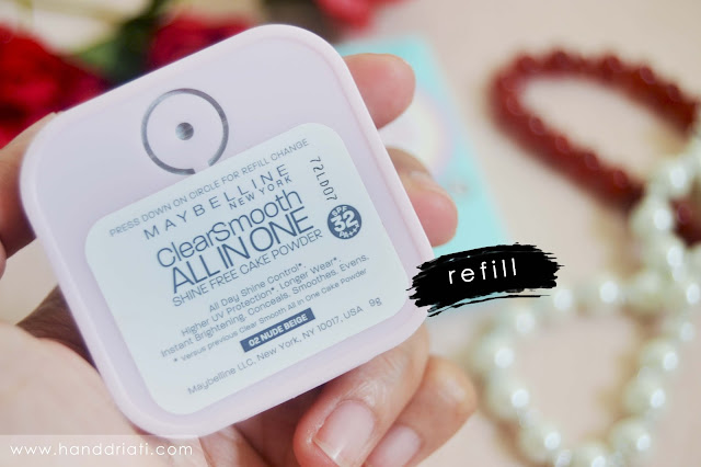 Review Maybelline ClearSmooth All in One Shine Free Cake Powder