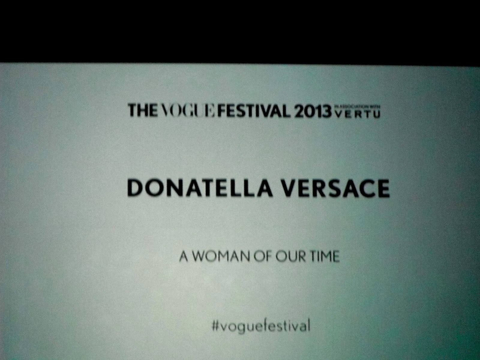 Donatella Versace biography, British Vogue