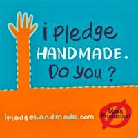 I pledge handmade.  Do You?