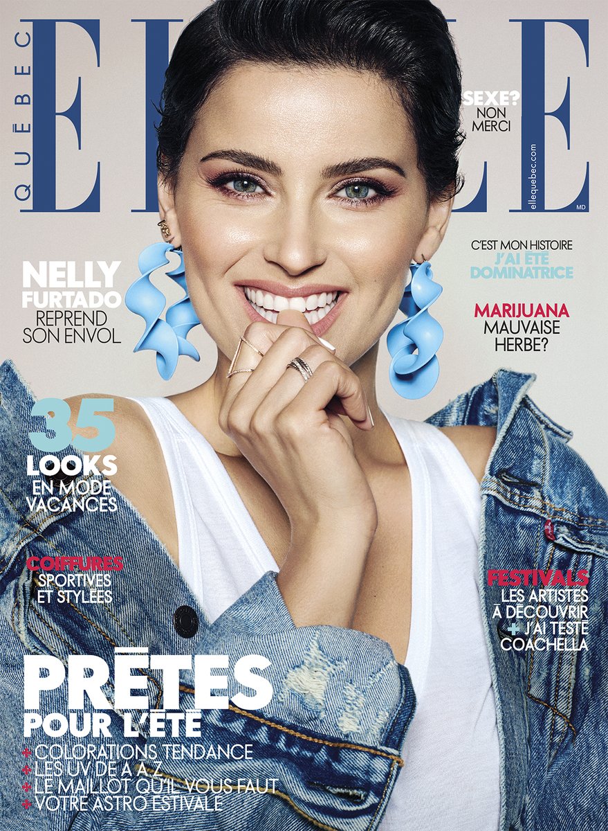Nelly Furtado On ELLE QUEBEC Magazine - Timbaland Page // #1 Fansite